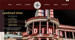 Desktop Screenshot of landmarkdineronline.com